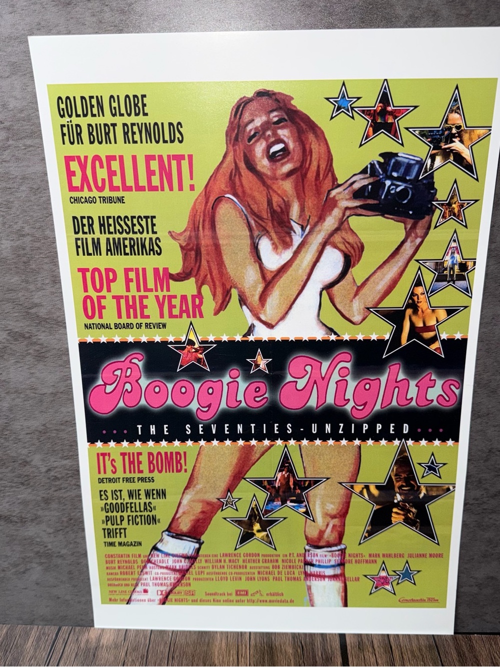 Boogie Nights (1997) Movie Poster - German Style Reprint (11x17")